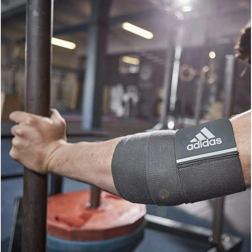 Фіксатор універсальний Adidas Universal Support Wrap Long сірий Уні (139 x 8 x 0,2 см) ADSU-13373