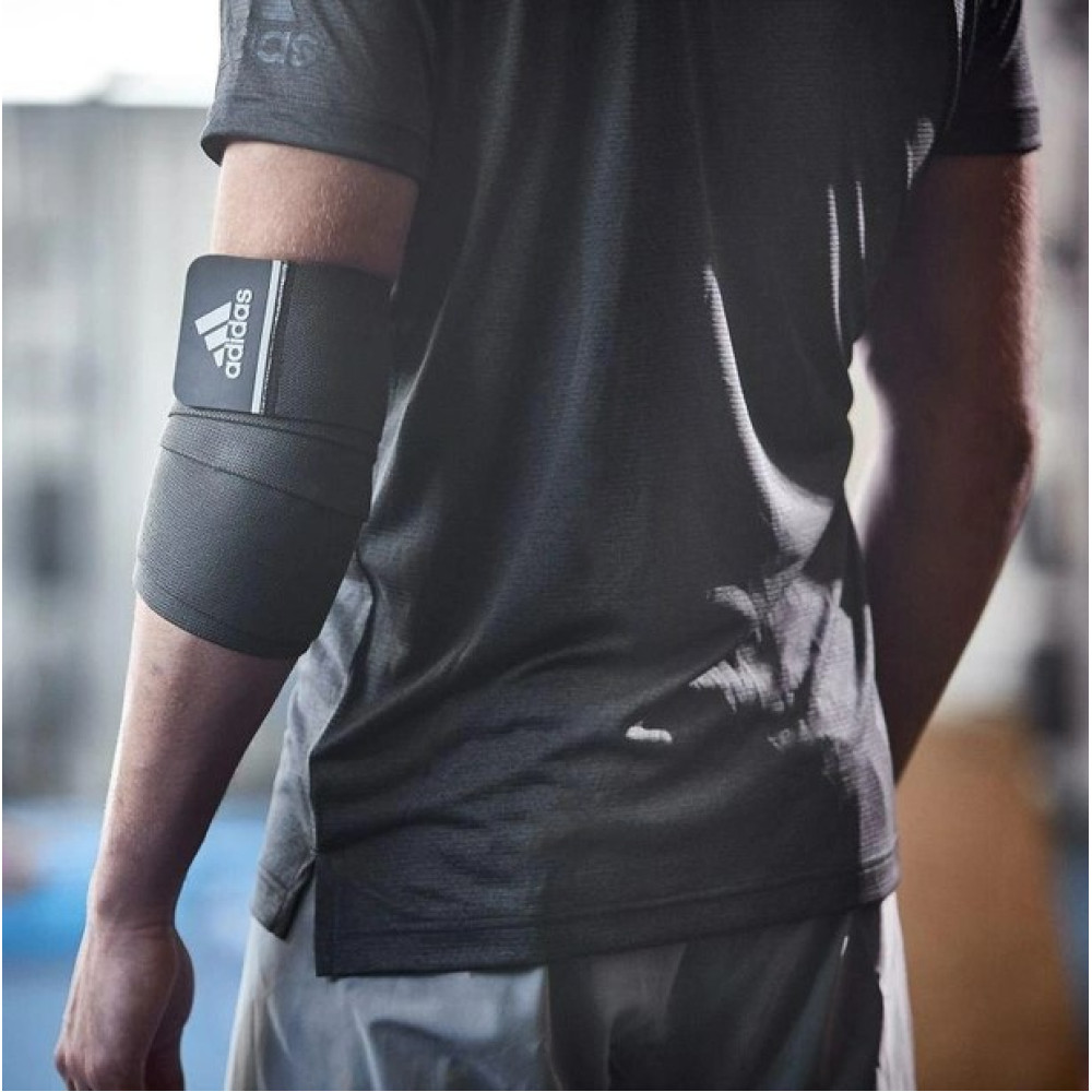 Фіксатор універсальний Adidas Universal Support Wrap Long сірий Уні (139 x 8 x 0,2 см) ADSU-13373