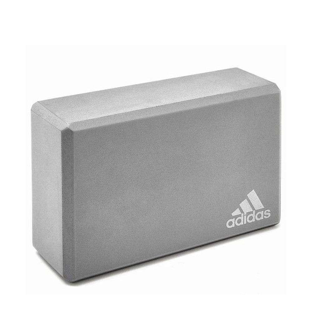 Блок для йоги Adidas Yoga Block сірий Уні 22.8x15.2x7.6 см ADYG-20100FOAM
