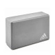 Блок для йоги Adidas Yoga Block сірий Уні 22.8x15.2x7.6 см ADYG-20100FOAM