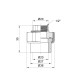 Згін "Американка" PPR Alfa Plast 20х1/2" ВР APFTUX2012X