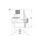 Згін "Американка" PPR Alfa Plast 25х3/4" ЗР APMTUX2534X