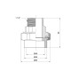Згін "Американка" PPR Alfa Plast 40х1" 1/4 ЗР APMTUX40114