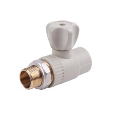 Кран шаровой радиаторный PPR Alfa Plast 25х3/4" прямой APSRBB2534X