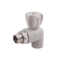 Кран кульовий радіаторний PPR Alfa Plast 25х3/4" кутовий APARBB2534X