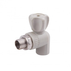 Кран шаровой радиаторный PPR Alfa Plast  25х3/4" угловой APARBB2534X