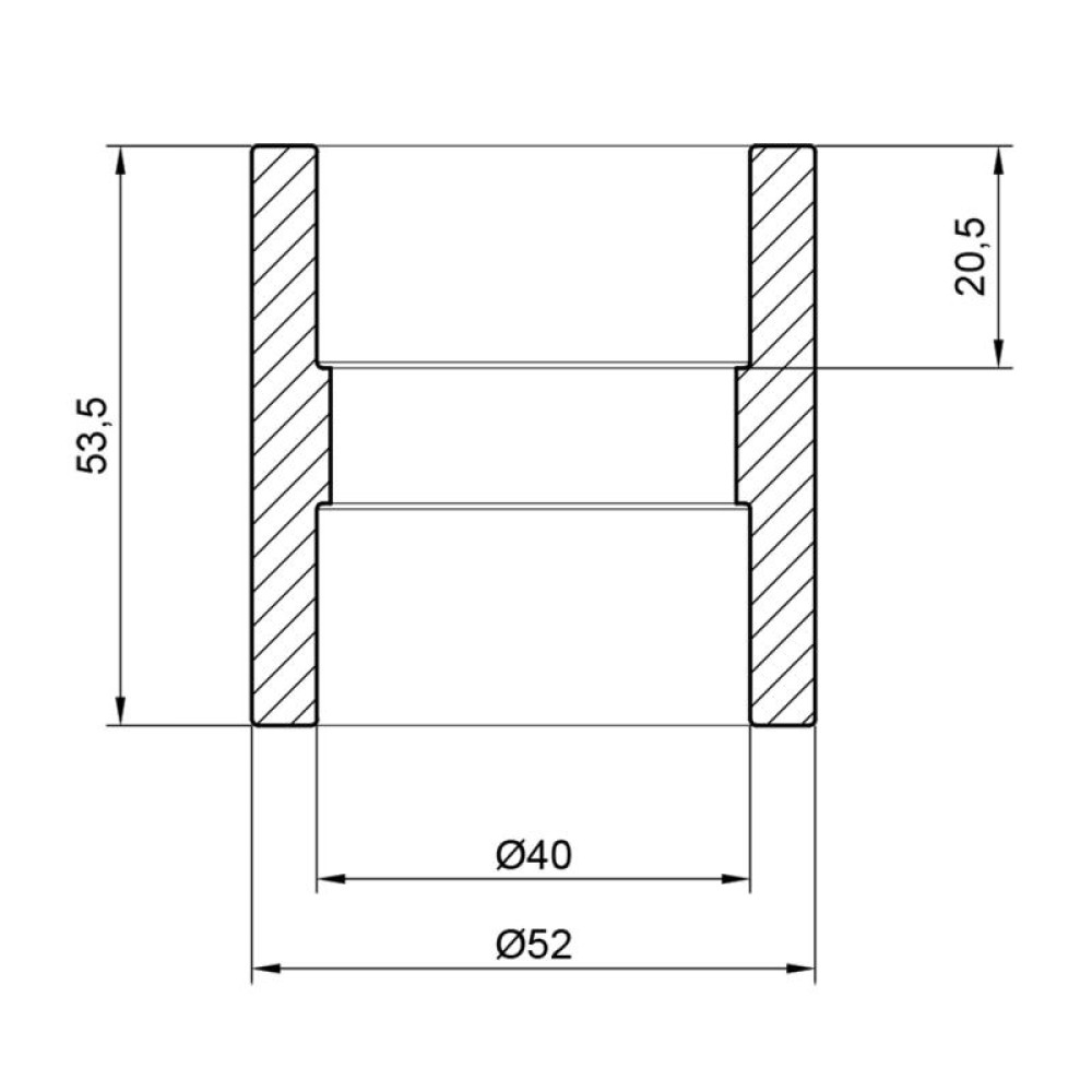 Муфта PPR Alfa Plast 40 APCOUP40XXX