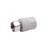 Муфта PPR Alfa Plast з накидною гайкою 20х1/2" ВР APTUWC2012X