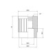Муфта PPR Alfa Plast 25х1/2" ВР APFTCX2512X