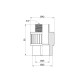 Муфта PPR Alfa Plast 25х3/4" ЗР APMTCX2534X
