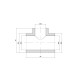 Трійник PPR Alfa Plast 32х25х32 APRETE3225X