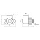 Кутник PPR Alfa Plast настінний 20х1/2" НР APM90W2012X