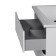 Тумба подвесная AM.PM X-Joy 80 см белый глянец с умывальником (M85-FHX0802-WC0802WG38)
