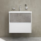 Тумба підвісна AM.P GEM S 60 см з умивальником (M91-FHX0602-WC0602BF38)