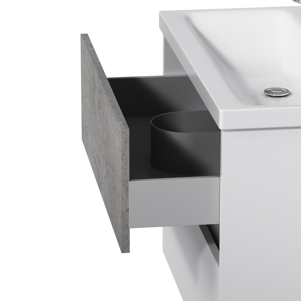 Тумба підвісна AM.PM GEM S 75 см з умивальником M91-FHX0752-WC0752BF38