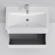 Тумба подвесная AM.PM X-Joy 80 см белый глянец с умывальником (M85-FHX0802-WC0802WG38)