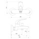 Смеситель для ванны DAMIXA Palace Bit 311000000