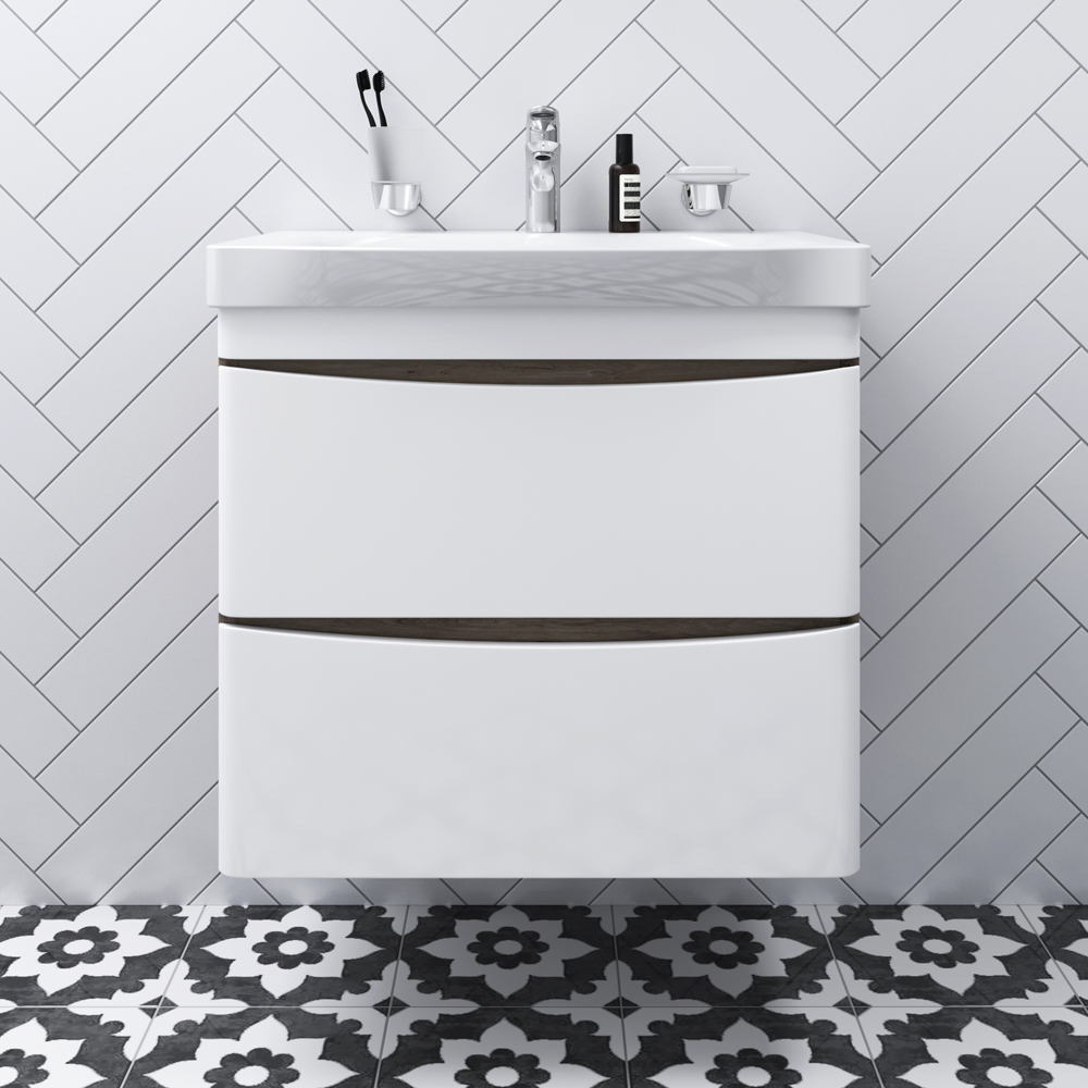 Тумба з раковиною AM.PM Like підвісна 65 см M80-FHX0652V-WC0652-38