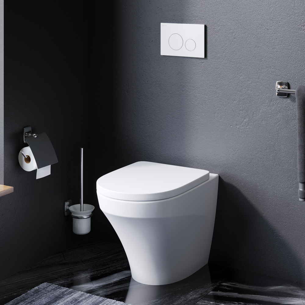 Унітаз підлоговий AM.PM Inspire без сидіння (C501438WH)