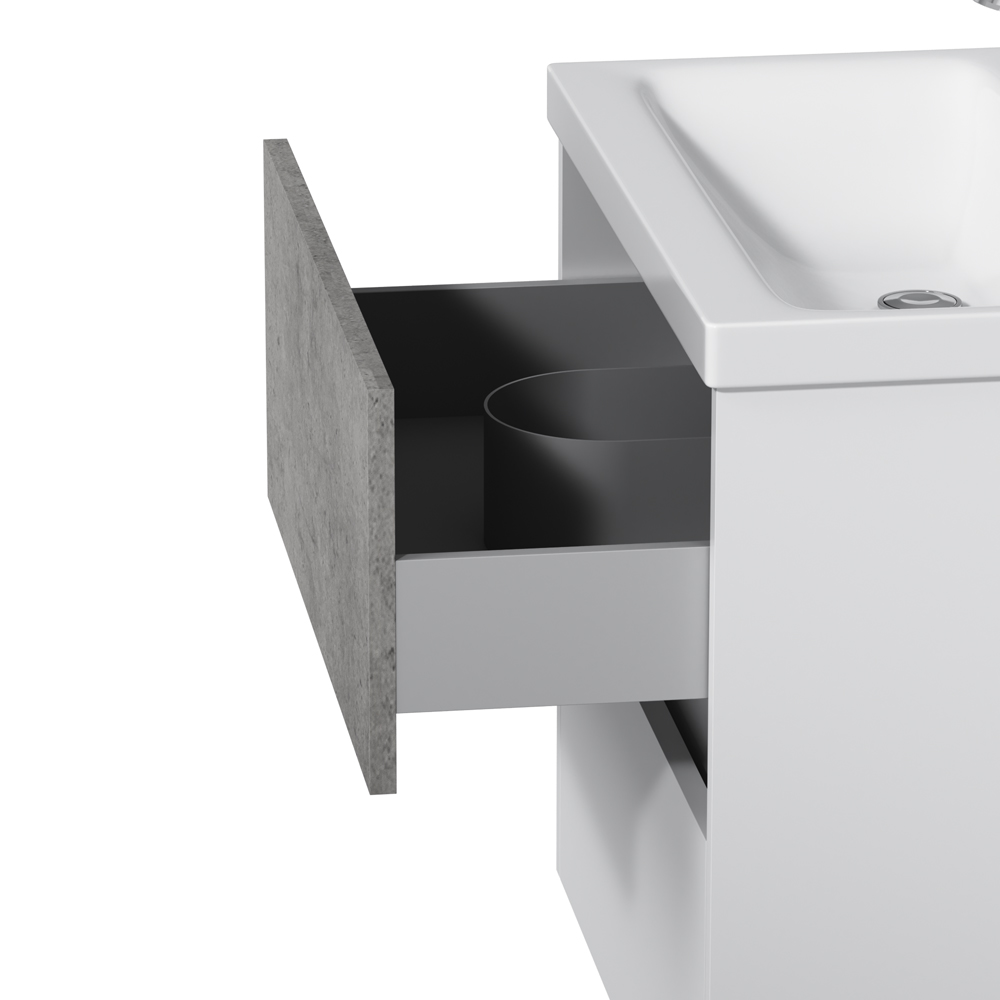 Тумба підвісна AM.P GEM S 60 см з умивальником (M91-FHX0602-WC0602BF38)