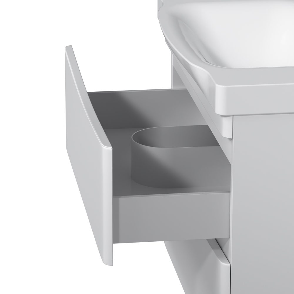 Тумба подвесная AM.PM Like 80 см с умывальником (M80-FHX0802-WC0802-38)