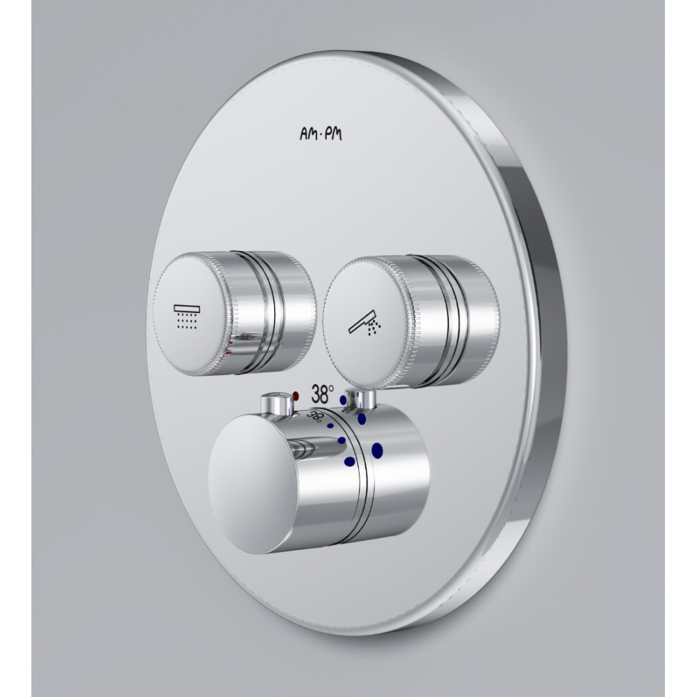 Смеситель для ванны и душа AM.PM Inspire V2.0 с термостатом F50A85700
