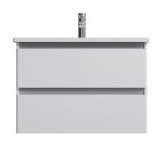 Тумба подвесная AM.PM X-Joy 80 см белый глянец с умывальником (M85-FHX0802-WC0802WG38)