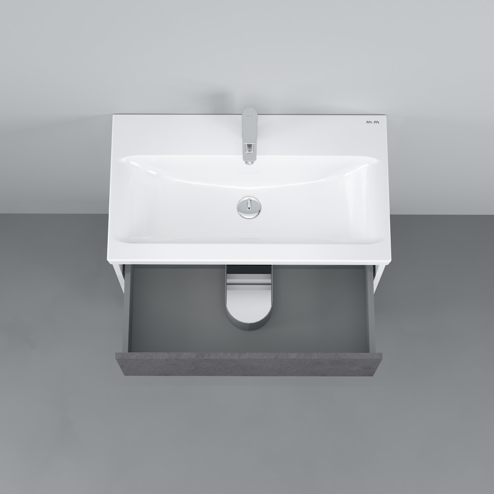 Тумба підлогова AM.PM GEM S 75 см з умивальником M91-FSX0752-WC0752BF38