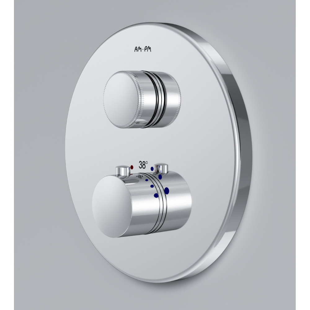 Смеситель для ванны и душа AM.PM Inspire V2.0 с термостатом F50A75700