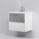 Тумба підвісна AM.P GEM S 60 см з умивальником (M91-FHX0602-WC0602BF38)