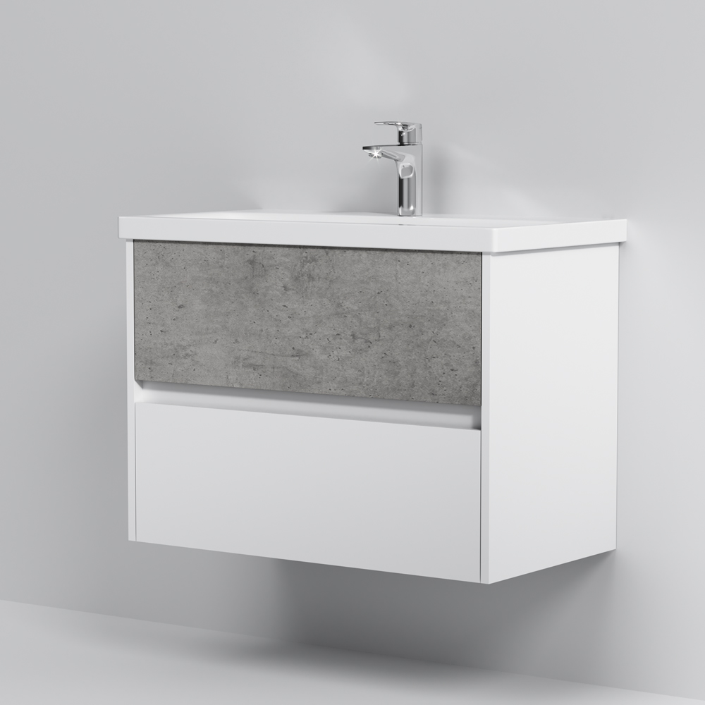 Тумба підвісна AM.PM GEM S 75 см з умивальником M91-FHX0752-WC0752BF38