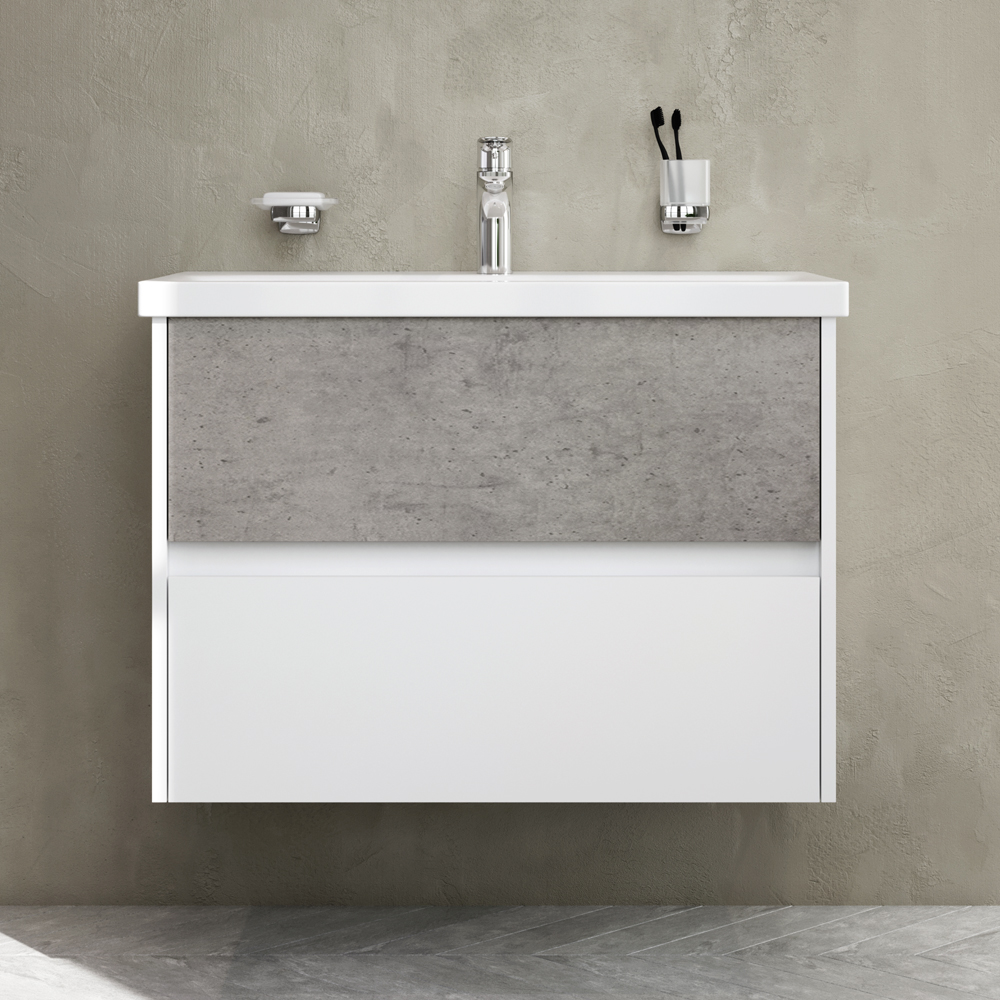 Тумба підвісна AM.PM GEM S 75 см з умивальником M91-FHX0752-WC0752BF38