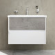 Тумба підвісна AM.PM GEM S 75 см з умивальником M91-FHX0752-WC0752BF38