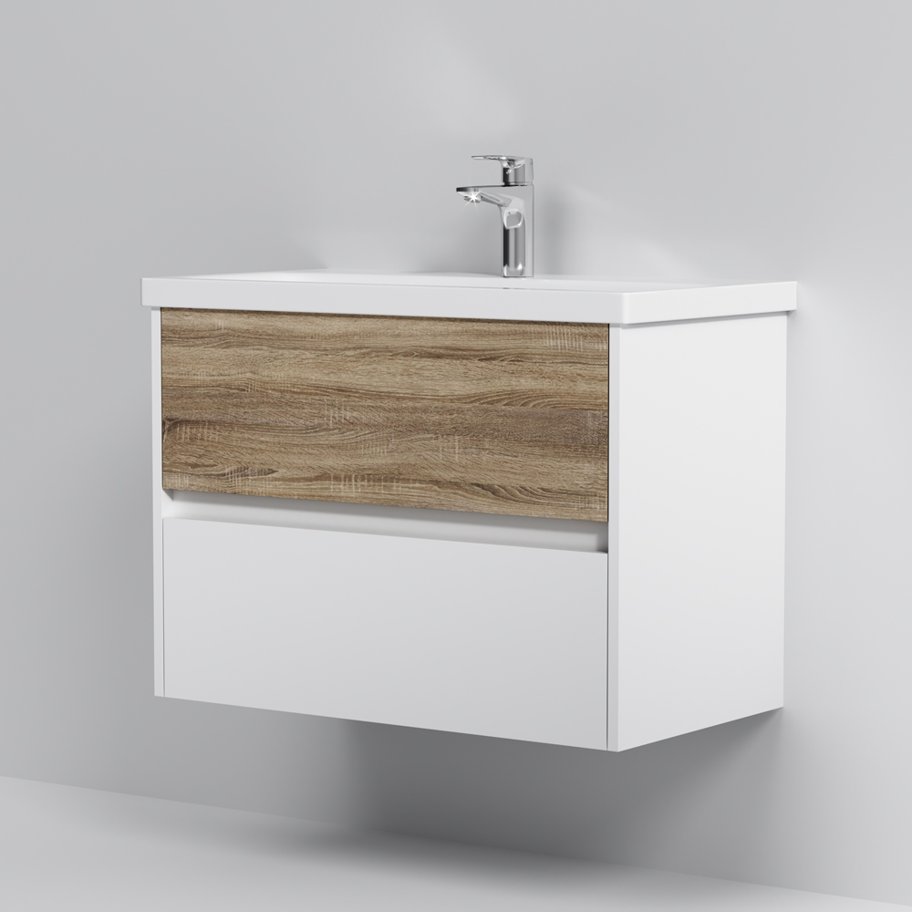 Тумба підвісна AM.PM GEM S 75 см з умивальником M91-FHX0752-WC0752WF38