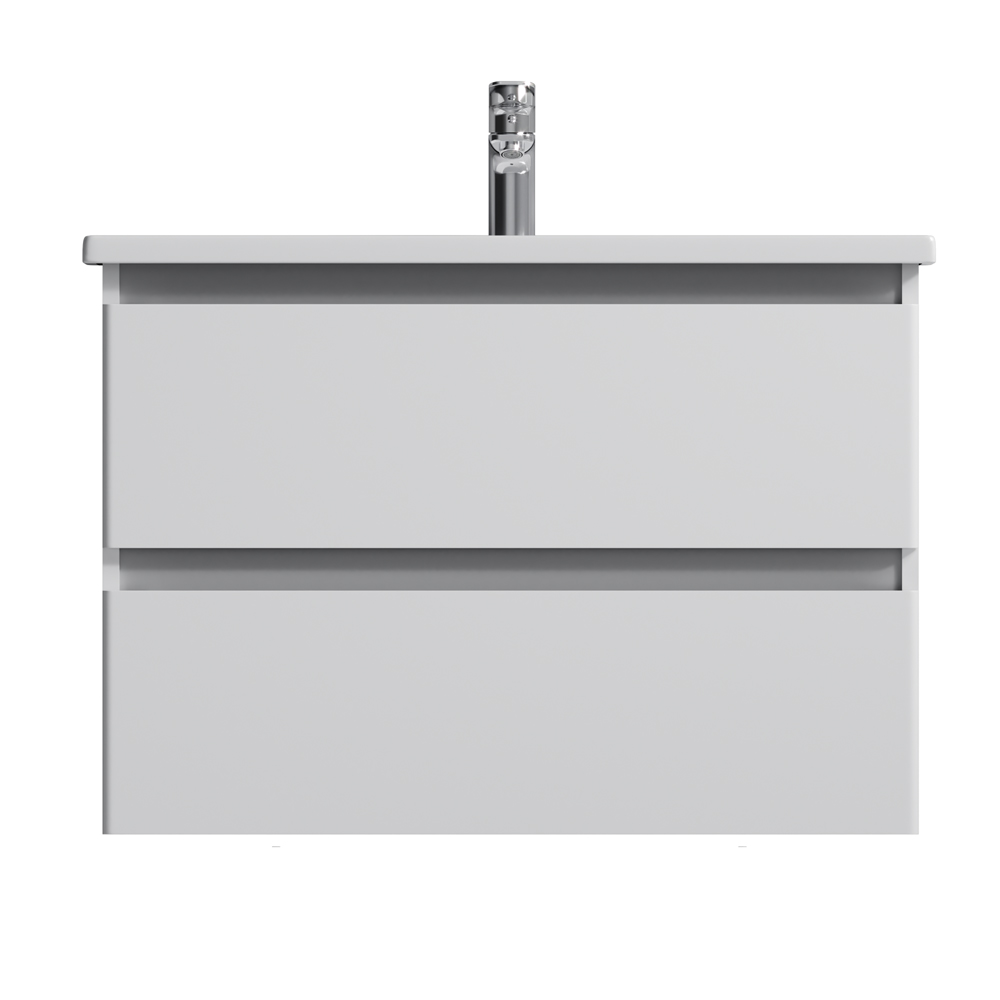 Тумба подвесная AM.PM X-Joy 80 см белый глянец с умывальником (M85-FHX0802-WC0802WG38)