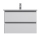 Тумба подвесная AM.PM X-Joy 80 см белый глянец с умывальником (M85-FHX0802-WC0802WG38)