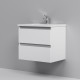 Тумба підвісна AM.PM X - Joy 65 см з умивальником M85-FHX0652-WC0652WG38