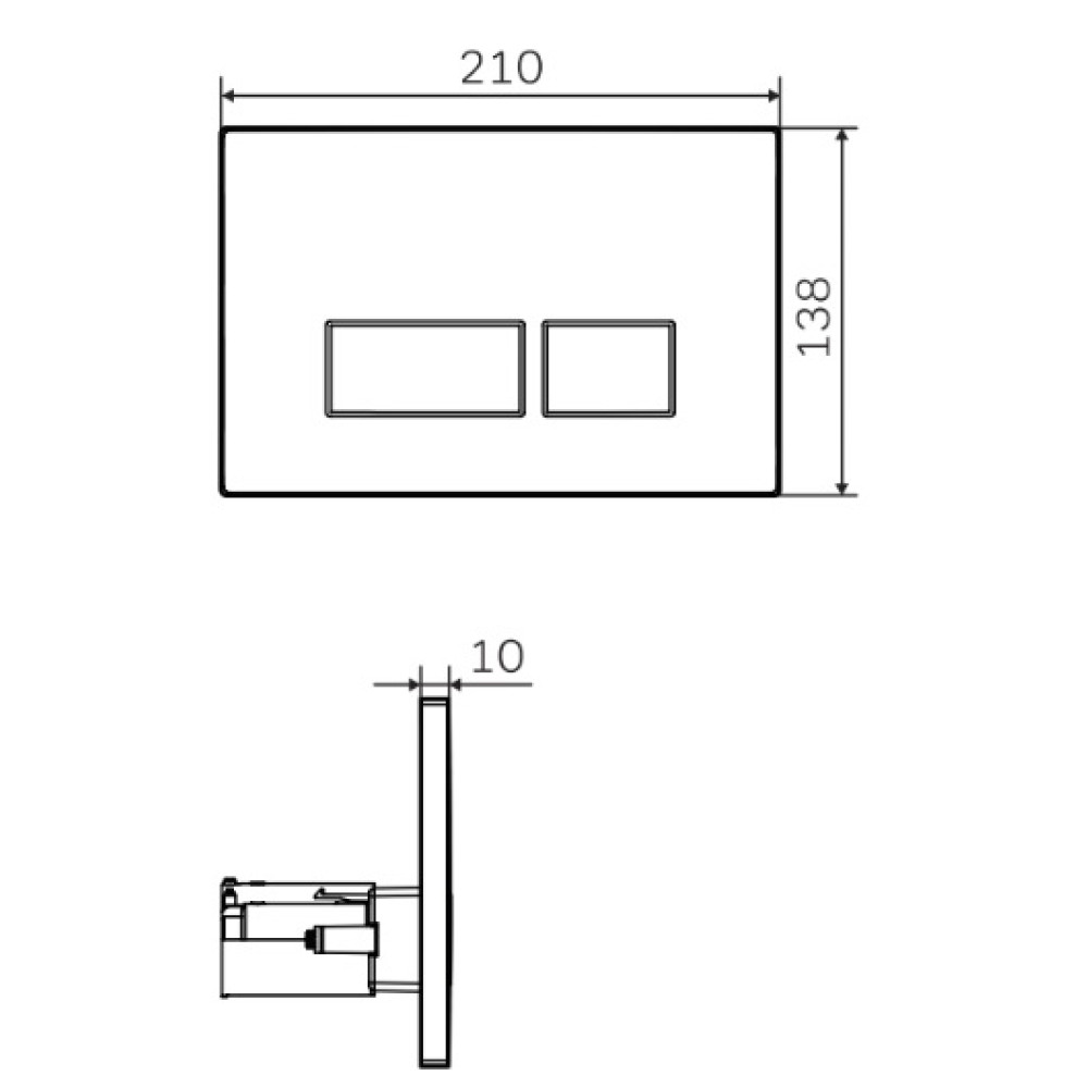 Панель змиву AM.PM Pro S I047038
