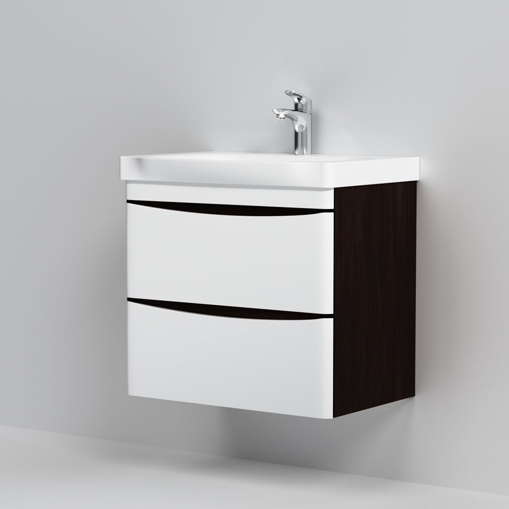 Тумба з раковиною AM.PM Like підвісна 65 см M80-FHX0652V-WC0652-38