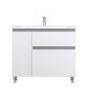 Тумба підлогова AM.PM X - Joy 100 см лівобічна з умывальником (M85-FSL10026-WC10026WG38)