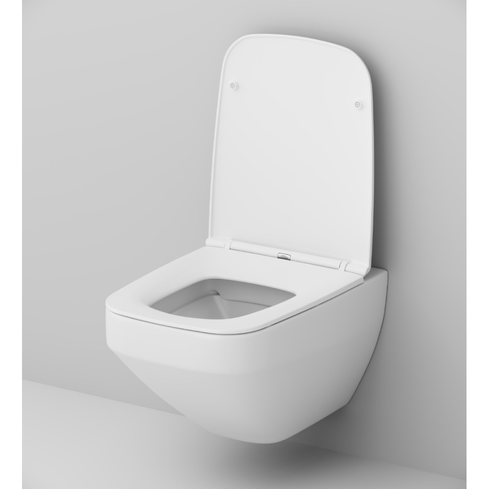 Унітаз підвісний AM.PM Inspire V2.0 безободковий FlashClean з сидінням Slim Soft Close (C50A1700SC)