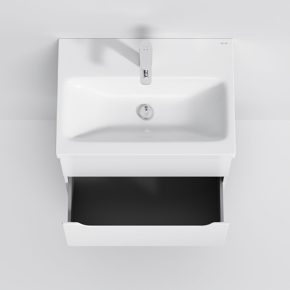 Тумба с раковиной AM.PM GEM S подвесная 60 см M91-FHX0602-WC0602WG38