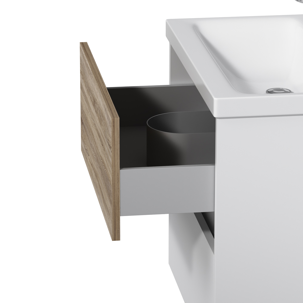 Тумба підвісна AM.PM GEM S 60 см з умивальником M91-FHX0602-WC0602WF38