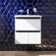 Тумба підвісна AM.PM X - Joy 55 см з умивальником M85-FHX0553-WC0553WG38