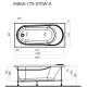 Ванна акрилова AM.PM Joy 170х70 (W95A-170-070W-A)