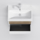 Тумба підвісна AM.PM GEM S 60 см з умивальником M91-FHX0602-WC0602WF38
