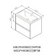 Тумба підвісна AM.PM GEM S 60 см з умивальником M91-FHX0602-WC0602WF38