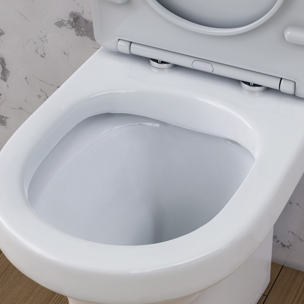 Унітаз-компакт AM.PM Tender безободковий з сидінням (C45A8800SC)