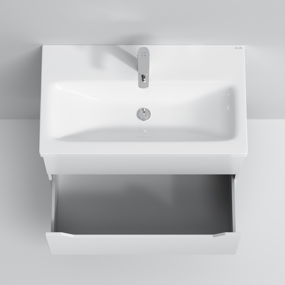 Тумба с раковиной AM.PM GEM S подвесная 75 см M91-FHX0752-WC0752WG38