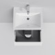 Тумба підвісна AM.PM X - Joy 55 см з умивальником M85-FHX0553-WC0553WG38